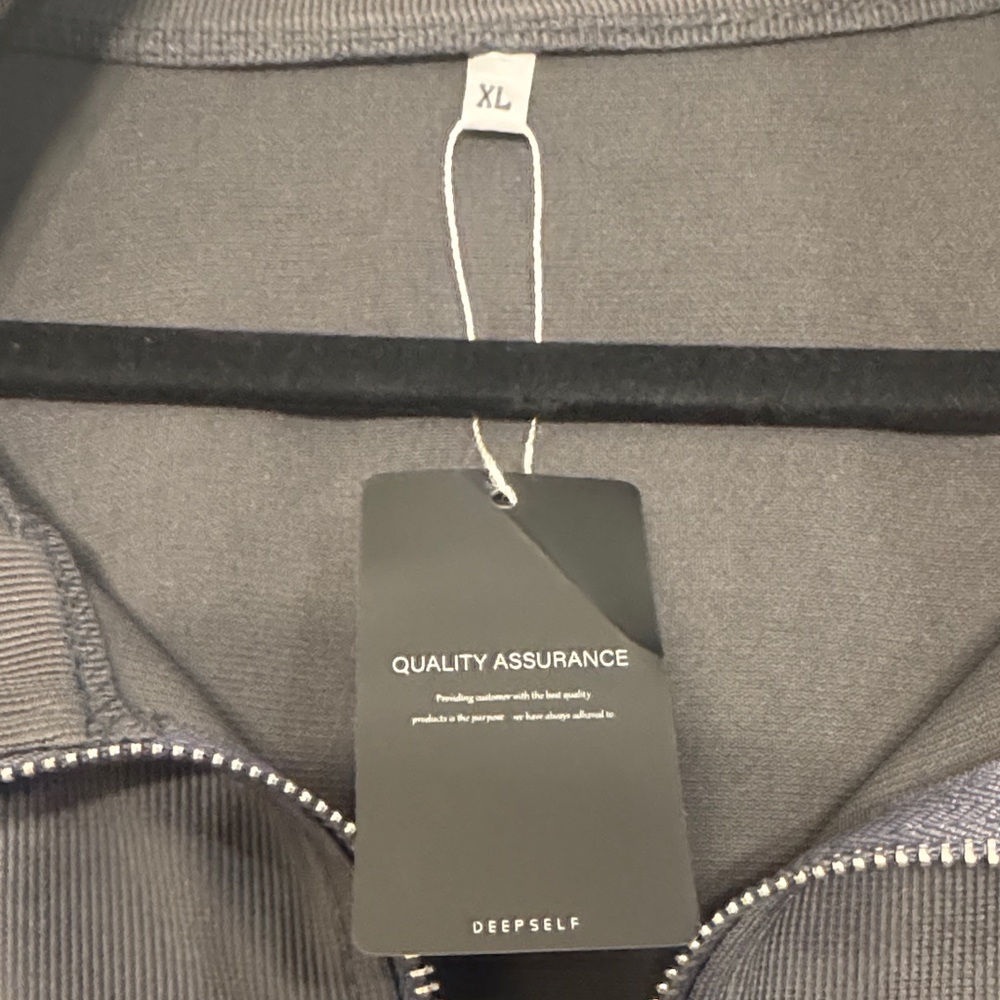 Dark Gray Zip-Up Jacket - Picture 2 of 2